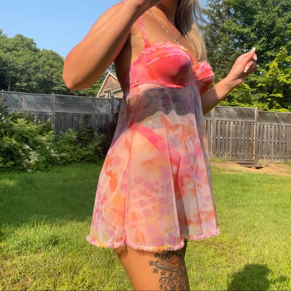 Vintage Y2K Babydoll Slip 💖 - Picture 2 of 5